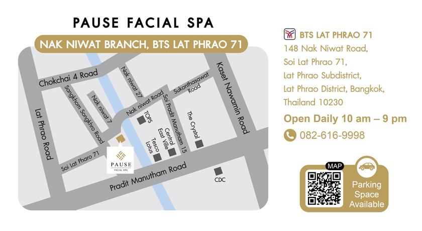 Pause Facial Spa (Ladprao 71 Branch) พอส เฟเชียล สปา PAUSE_Map_GOWABI-01