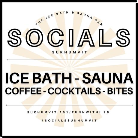 Socials Sukhumvit - Ice Bath & Sauna Bar Socials Sukhumvit - ฟื้นฟูร่างกายด้วยไอซ์บาธ ซาวน่า สุขุมวิท 101 Logo