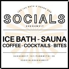 Socials Sukhumvit - Ice Bath & Sauna Bar Socials Sukhumvit - ฟื้นฟูร่างกายด้วยไอซ์บาธ ซาวน่า สุขุมวิท 101 Logo