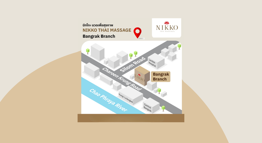 Nikko Thai Massage Bangrak Branch Nikko Thai Massage – นิกโกะ นวดเพื่อสุขภาพ สาขาบางรัก ย่านเจริญกรุง 13