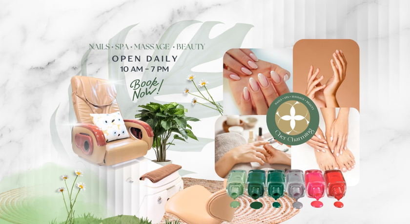 CHER CHARMING Nails & Spa (Lemoncurd and Co Fl.2) CHER CHARMING Nails & Spa – เชอร์ ชาร์มมิ่ง เนลส์ แอนด์ สปา ทำเล็บ ย่านไมตรีจิตต์ ป้อมปราบ 13