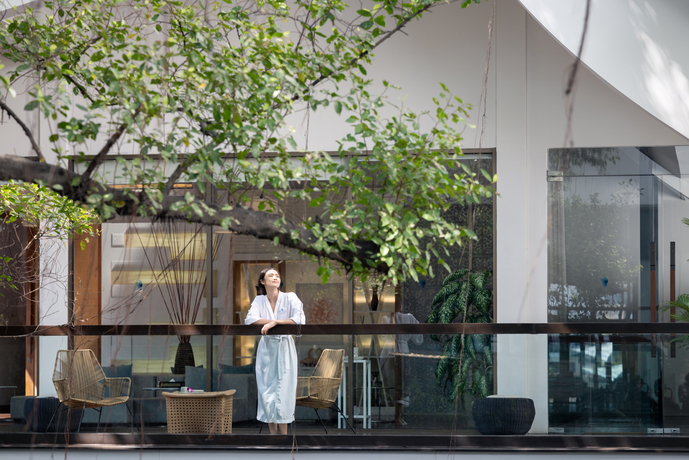 Eforea Spa at Millennium Hilton Bangkok Eforea Spa at Millennium Hilton Bangkok - สปาหรูระดับ 5 ดาว ใกล้ ICON Siam ย่านคลองสาน Spa_out_door