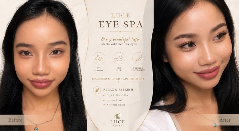 LUCE Ekkamai Eyelash ・Brows・Herbal Steam LUCE Ekkamai Eyelash ・Brows・Herbal Steam - ลูเซ่ เอกมัย ต่อขนตา・คิ้ว・อบไอน้ำสมุนไพร บริการอบสมุนไพร ฟื้นฟูร่างกาย line_oa_chat_260708_103833