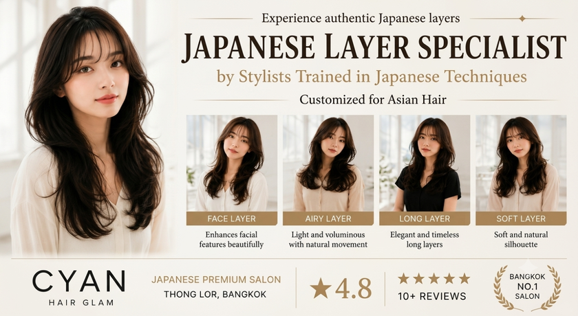 CYAN Hair Salon Thonglor CYAN Hair Salon バンコク1号店 8