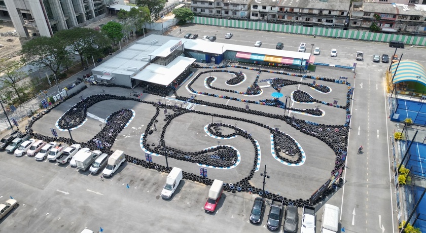 E-Gokart Track (Chula 28, Banthat Thong Road)  EGK_CUX_Top_View
